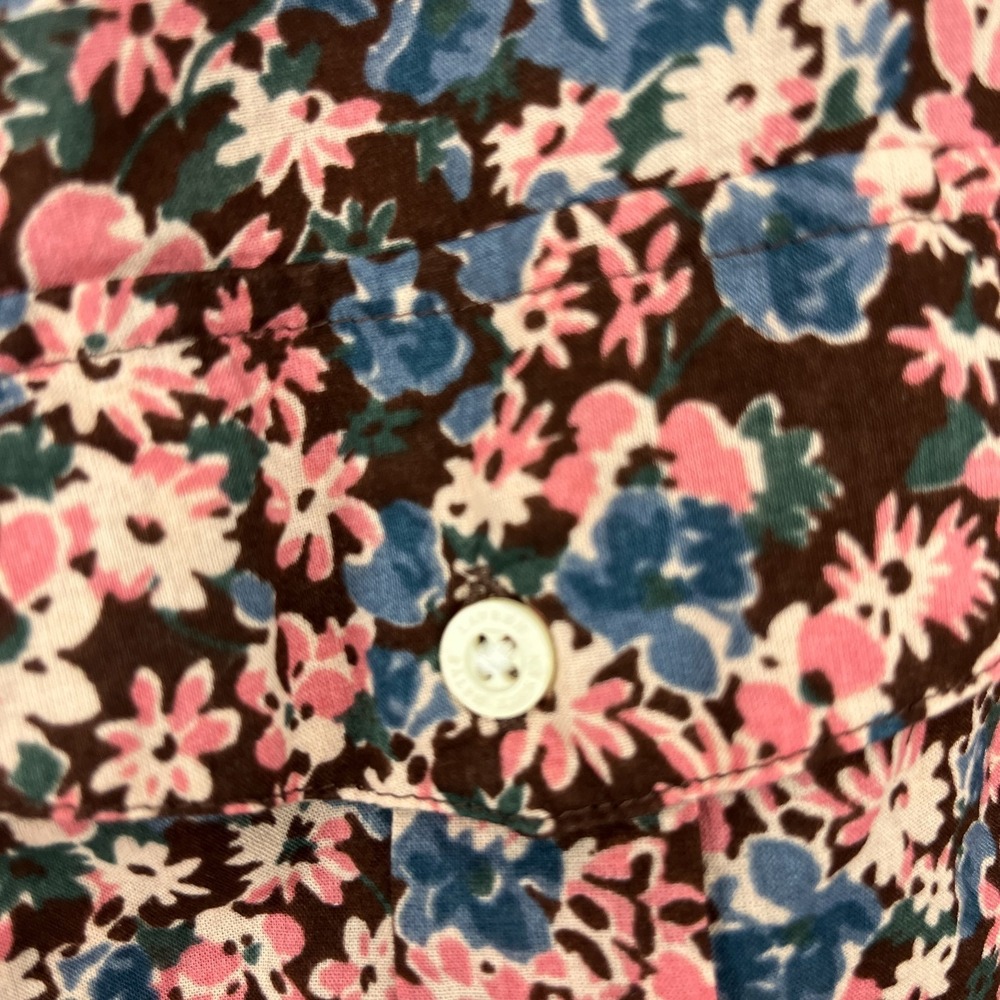 Lauren Ralph Lauren Floral Shirt Sz XL Long Sleeve Button Up Top Pink Blue - Picture 4 of 15